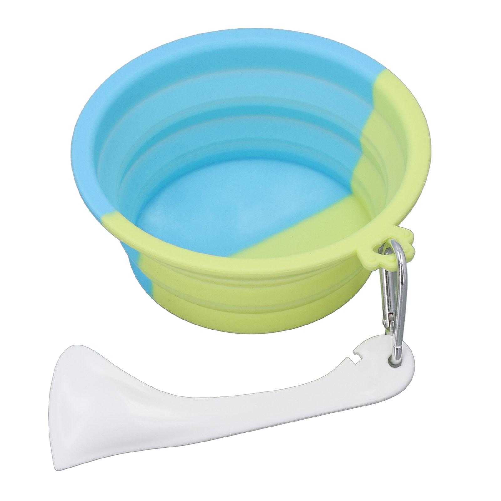 

Складная силиконовая миска для собак, многоцелевые портативные силиконовые дорожные миски для собак для прогулок на открытом воздухе