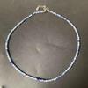 3mm Faceted Natural Stone Necklace with Citrine, Agate, Tourmaline, and Moonstone Beads