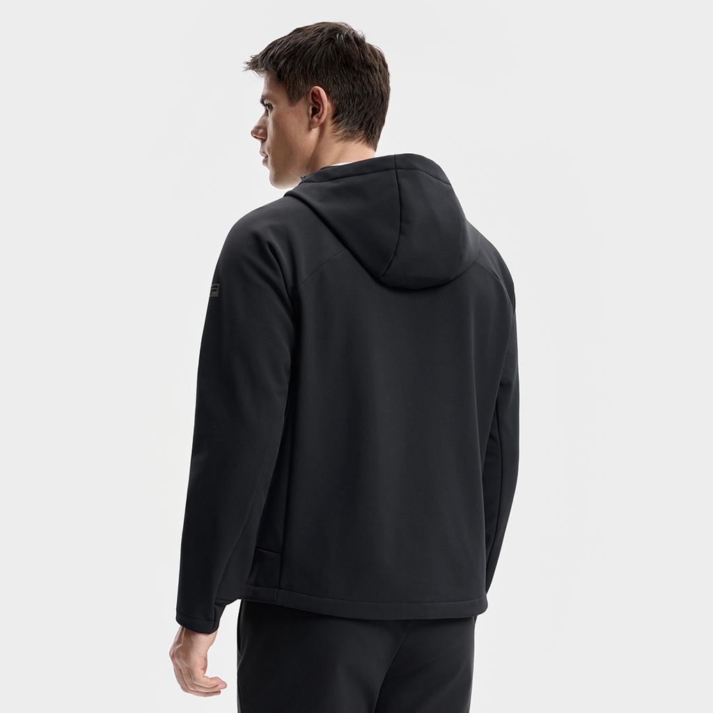 FILA Fitness Series Simple Casual Sports Versatile Comfortable Hooded Woven Jacket Men Jacket A11M541706FBK