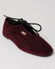 Flat Shoes Krula 638210 36 Burgundy Suede