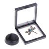 9*9*2Cm Black Pe Film Hanging Jewelry Display Suspension Box Ring Elastic Film