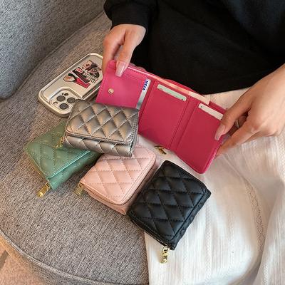 2025 Summer New Women's Bag Organ Card Bag Embroidery Thread Small Wallet Change Bag Casual Women's Bag