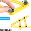 WINKELOX Angle Template Protractor Angle Bevel Angle Measuring Device