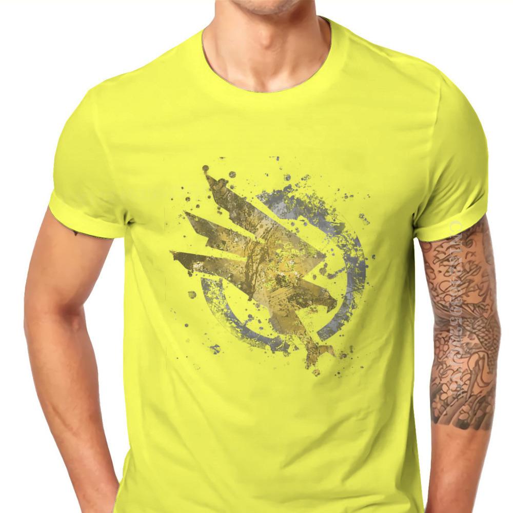 Mass Effect Game Command And Conquer GDI Splatter Tshirts Graphic Men Classic Goth Camisas Men Clothes Cotton Harajuku T Shirt