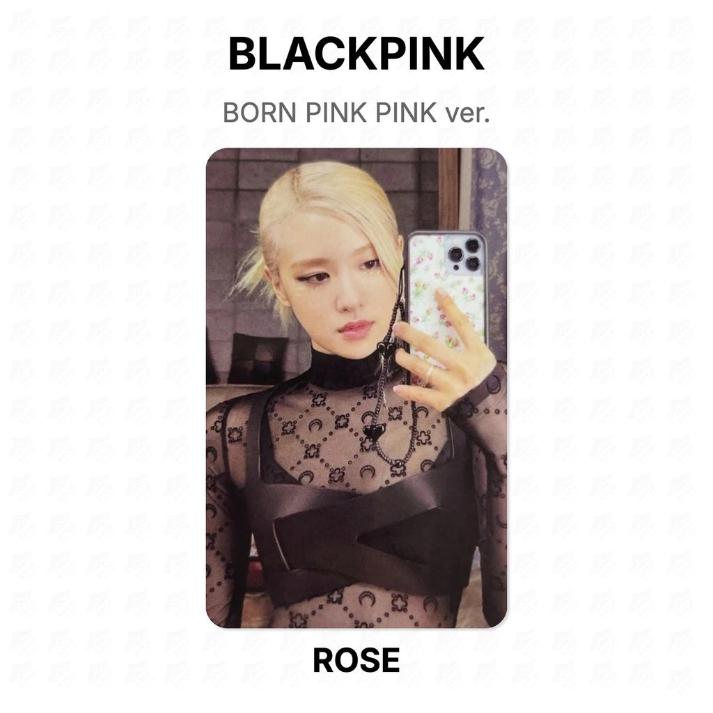 BLACKPINK BORN PINK PINK Version. Offizielle Fotokarte