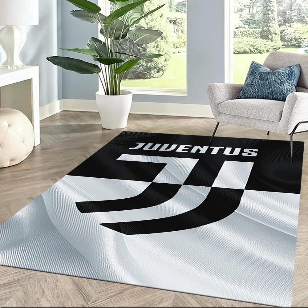 Juventus Area Rug Perfect For Balcony Playrooms Bedrooms Entryway Antislip Rug Office Home Decor Wedding Party Gift