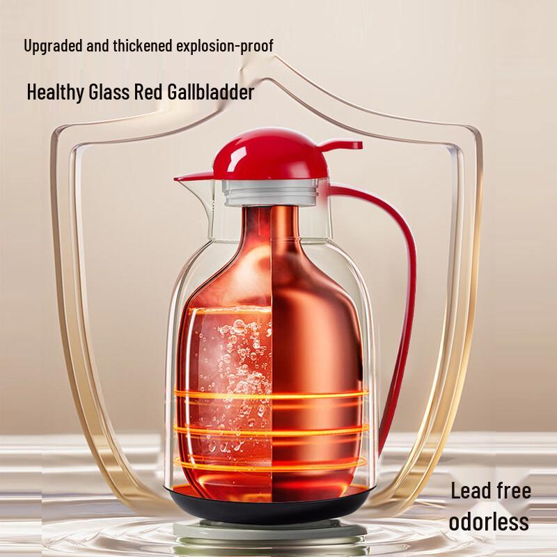 Chuxiaojie Printed Insulated Thermos Pot, 1.5L