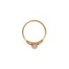 Dior Petit Cd Beaded Design Metal Ring Unisex Rings Gold R2300WOMRS_D88P