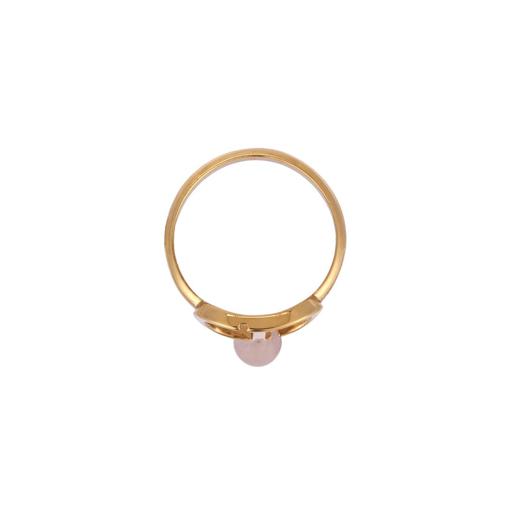 Dior Petit Cd Beaded Design Metal Ring Unisex Rings Gold R2300WOMRS_D88P