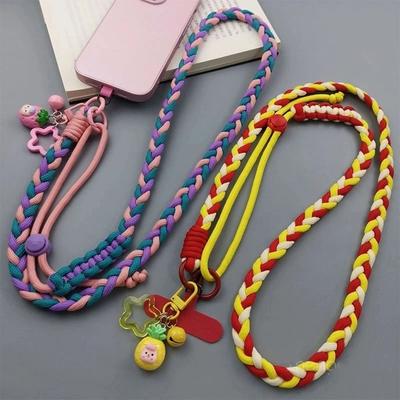 Langlebige Handytasche mit Lanyard, Lange Handyhalskette, Universelles gewebtes Handyband für Damen & Herren