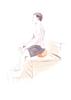 ZAF SAUNA Zazen Sauna Rock Bath Dedicated Washable Cushion ZAF SAUNA Made in Japan (Beige)