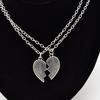 2 st Mode bästa vänner älskar hjärtat hänge par kedja halsband smycken present