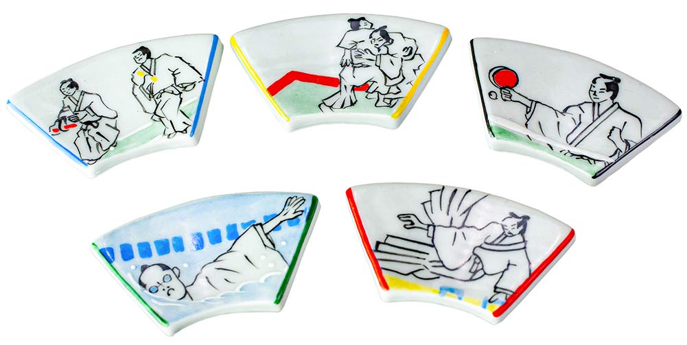 

Ямакамэ Набор самурайских палочек из 5 штук Подарок Сделано в Подставки для палочек Киёмидзу-яки Подставки, Олимпиада, [Подарок, В коробке] Япония, Киото-яки/Киёмидзу-яки