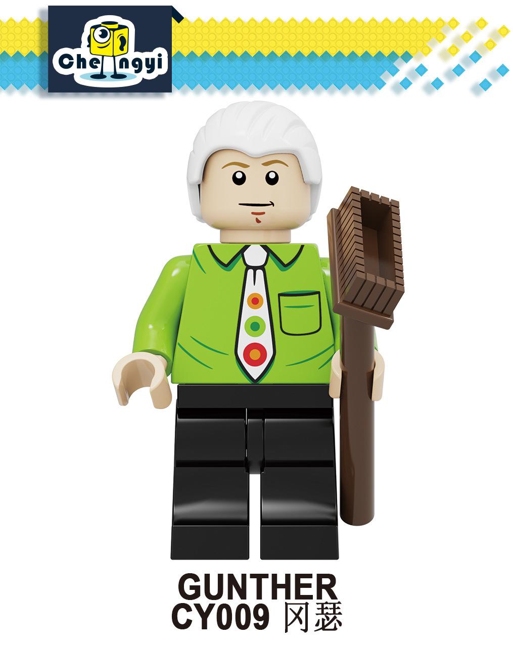 

Cy1002 Персонаж Друзья Сборный Строительный Блок Миниатюрное Украшение Моника Фиби Джои Гюнтер 4.5Cm high