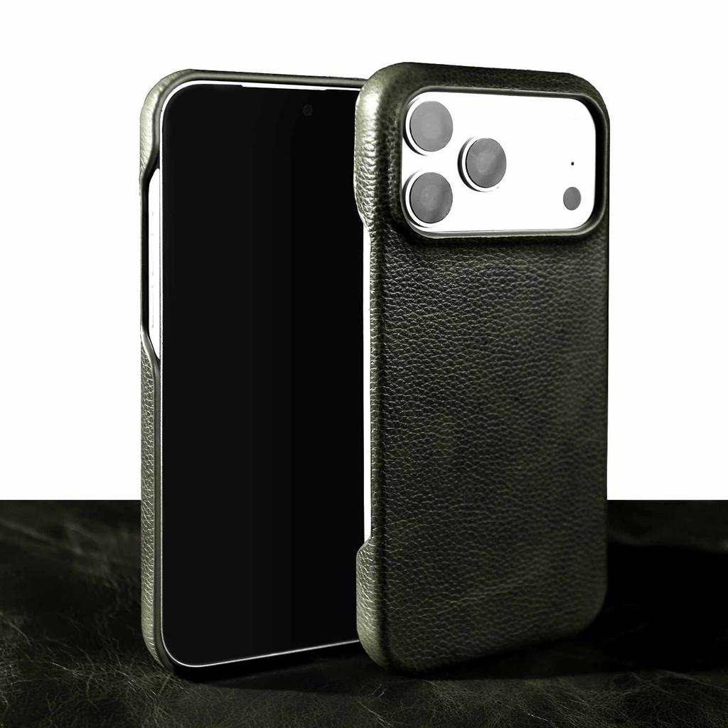 For Iphone 17 Pro Max Case For iphone16Pro 15 14 13 12 11 XR XS Genuine Leather Cover Cases Aesthetic Vintage Phone Back Coque