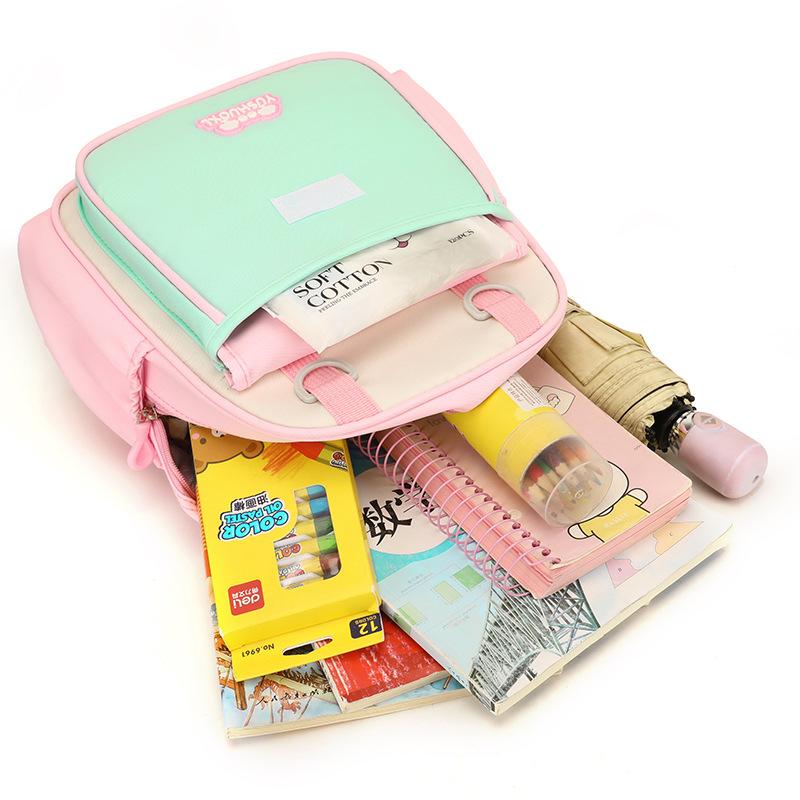Kindergarten schoolbag for girls and boys entering school cute baby new backpack for children going out accessories girls small backpack