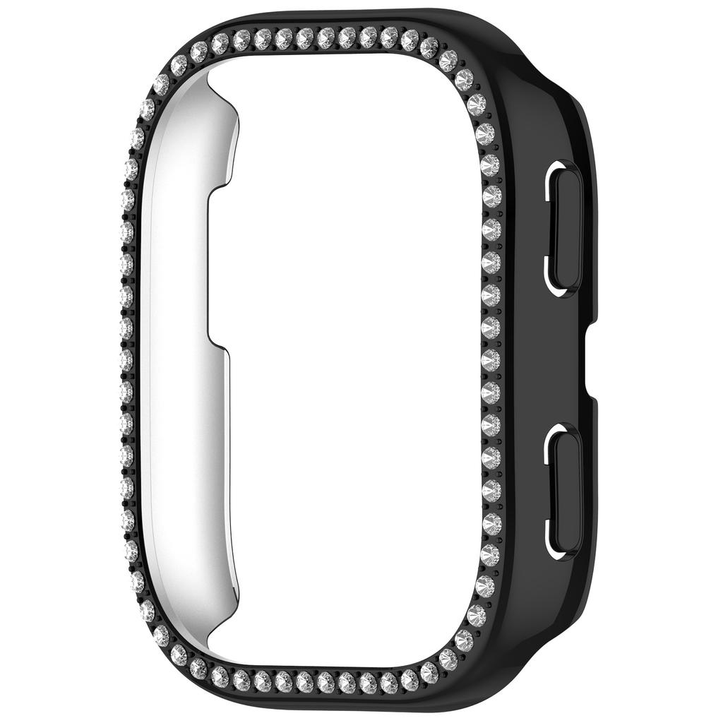Bling PC Hollow Frame for Amazfit Bip6 (A2435) Smart Watch Diamond Crystal Bumper Protector for Amazfit Bip 6 (A2435) Accessorie