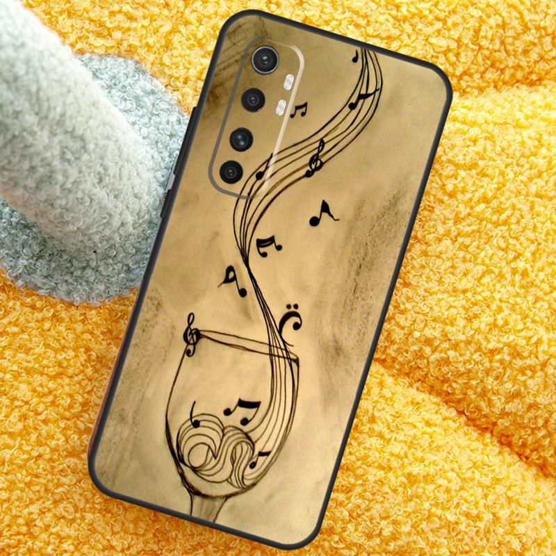 Music Note Musical Treble Clef Case For Xiaomi 15 14 Ultra 13T 14T 15T 17 Pro Max Cover For POCO X7 F8 Pro X3 X5 X6 F5 F6 F7