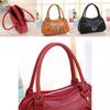 Elegant Pure Color Handbag For Women With Soft Pu Leather And Classic Design