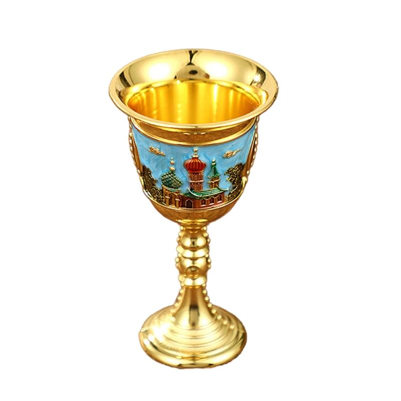 

Классический бокал для напитков с высокими ножками и твердым основанием, европейский маленький бокал для вина, золотой бокал, стильный свадебный, дропшиппинг