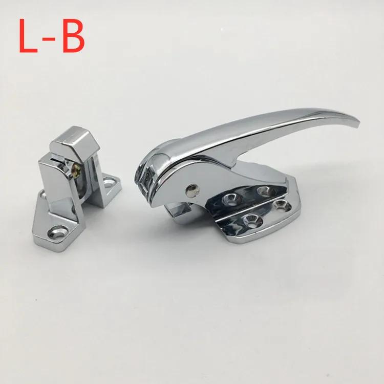 Zinc Alloy Door Handle Lock Spring Loaded Pull Handle Latch For Oven Refrigerator Freezer Storage Industrial Accessories