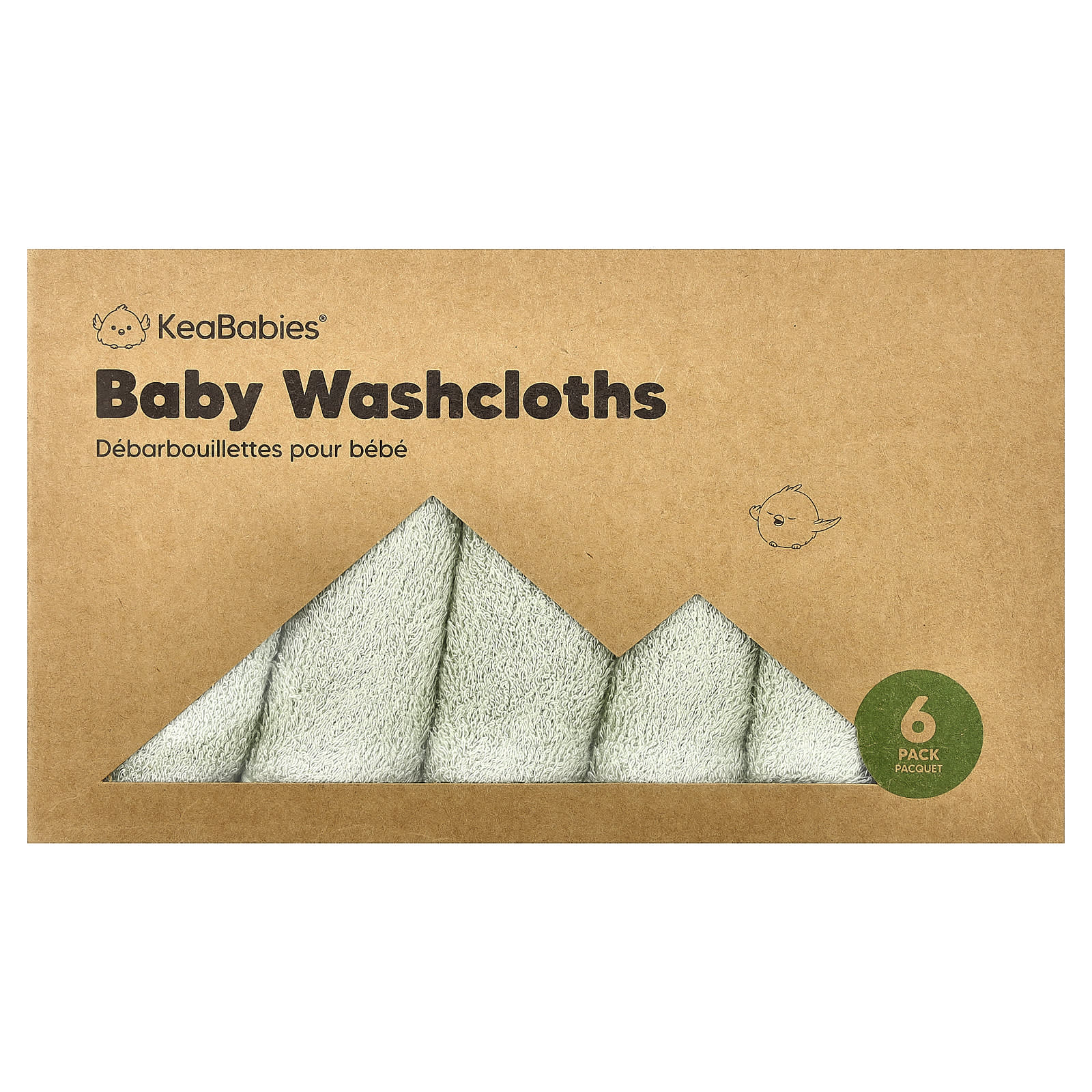 

KeaBabies, Baby Bath Towels, 6 Pack