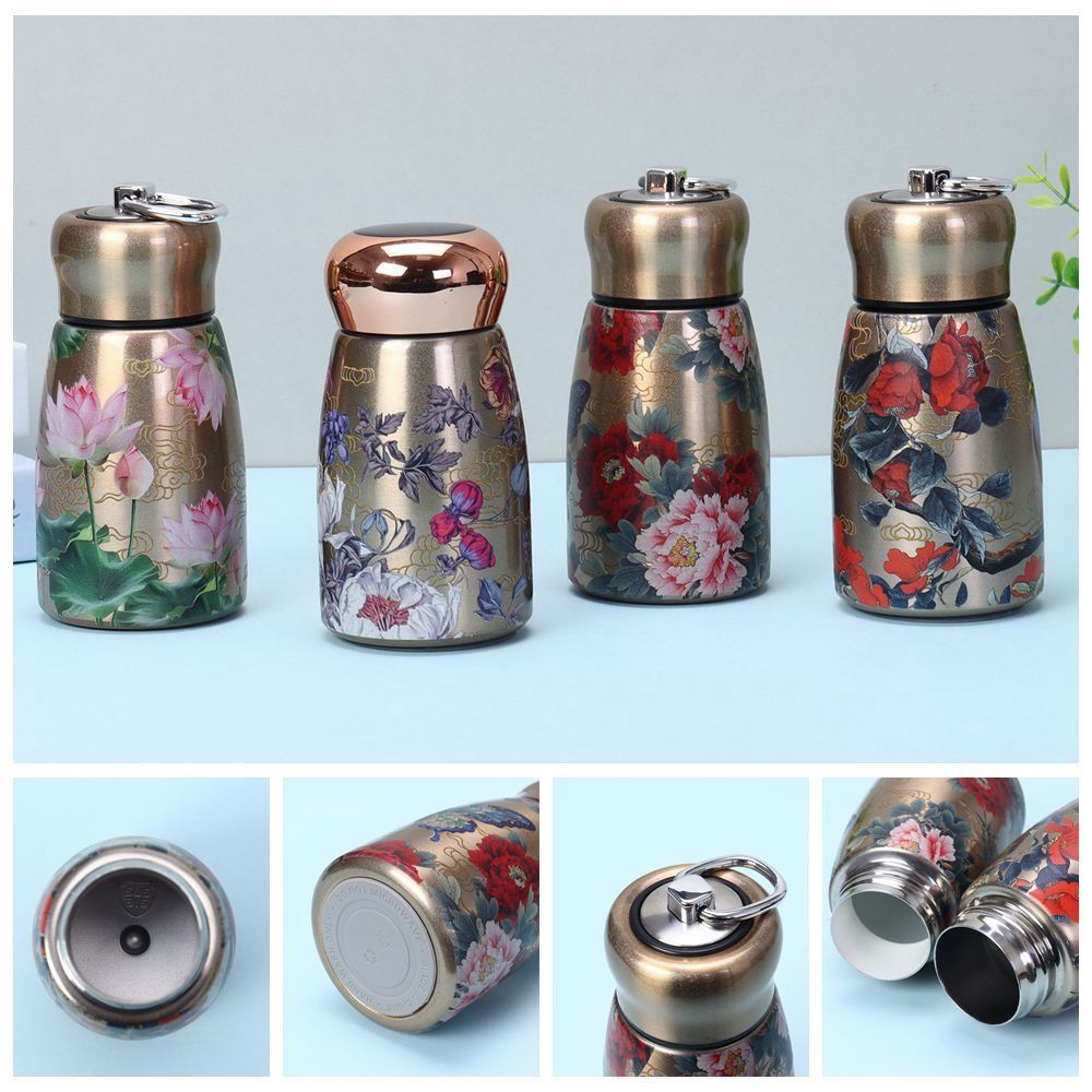 Stainless Steel Water Bottle 300ml Slim Insulated Thermal Water Bottle  Sports