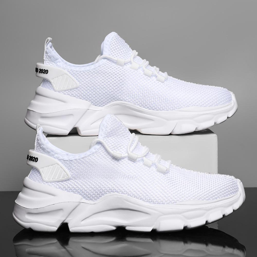 Men Running Shoes Breathable Lightweight Male Tennis Anti-Slip Outdoor Men'S Sneakers Soft Lace Up Sports Shoes Walking