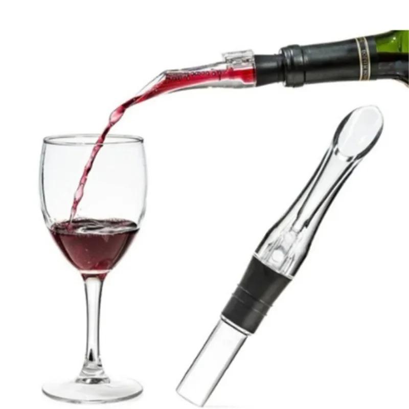 Weinbelüfter aus Acryl, Premium-Belüftungsausgießer, Rotwein-Dekantierverschluss, Ausgussstopfen, Flaschenmundspender, Dekantierausgießer
