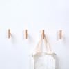 Decorative Wooden Practical Wall-mounted Wall Hook Hanger Storage Rack Wood Hook