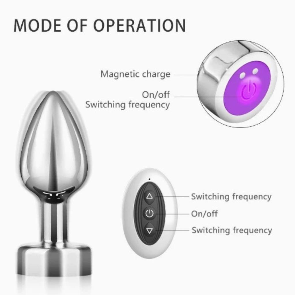New Wireless Remote Control Male And Female Universal Harem Thread Anal Plug Prostate Orgasm Masturbation Massager Adult Product
