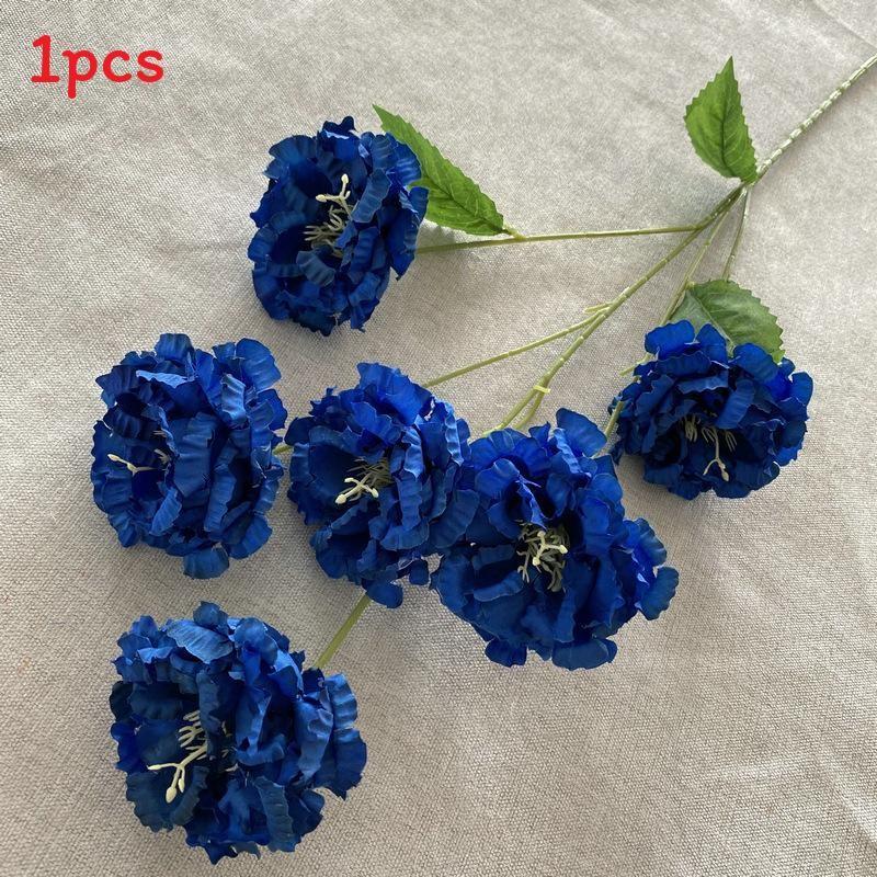 

Silk Artificial Snowball Flowers For Wedding Decorations And Diy Gift Crafts Sapphire Blue