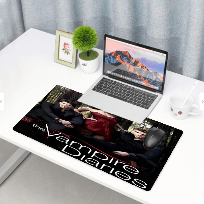 The Vampire Diaries Print Mouse Pad, Anti‑Slip Desktop keyboard Mat, for PC Laptop Gaming Working Daily Use, Cool Festival Surprise Gift