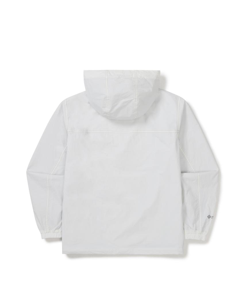 Snowpeak Apparel Lightweight Taslan Windstopper Hooded Windbreaker (S26Smpjk02) Off White