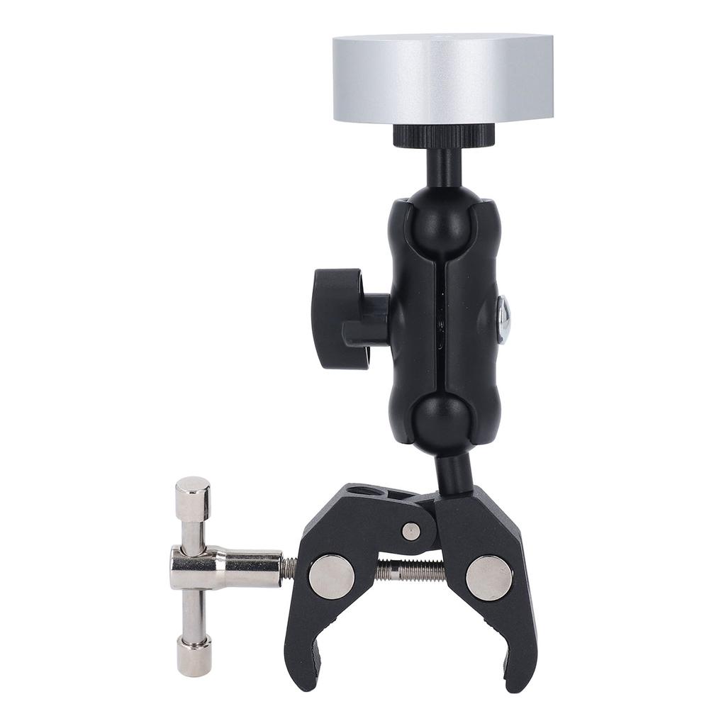 Rv Ladder Mount for Mini Double Ball Head Strong Clip Multifunction Adjustable Clamp Mount for Pole RV Trailer Yacht