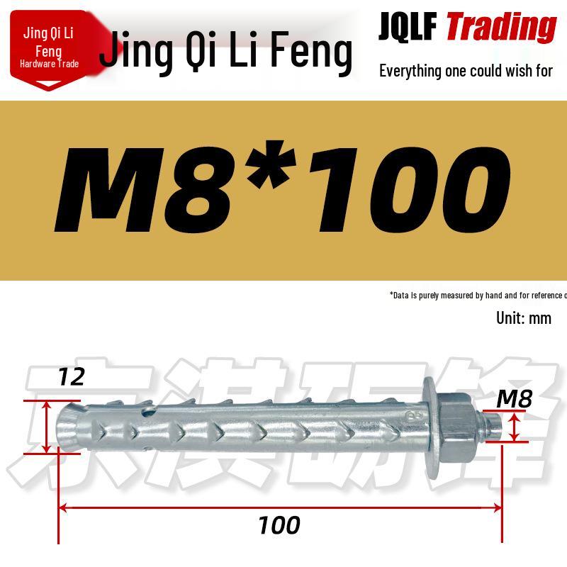 Hexagonal Expansion Bolt for Foam Hollow Brick - Single Tube External Wall Anchor