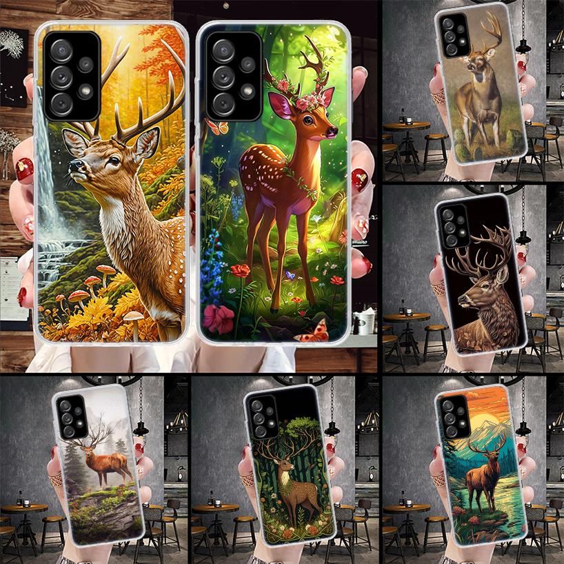 Hirschjagd Camo Handyhülle Für Samsung Galaxy A12 A22 A32 A52 A72 A02S A51 A50S A71 A70 A31 A20S Note 20 Ultra S10 A10S Galaxy