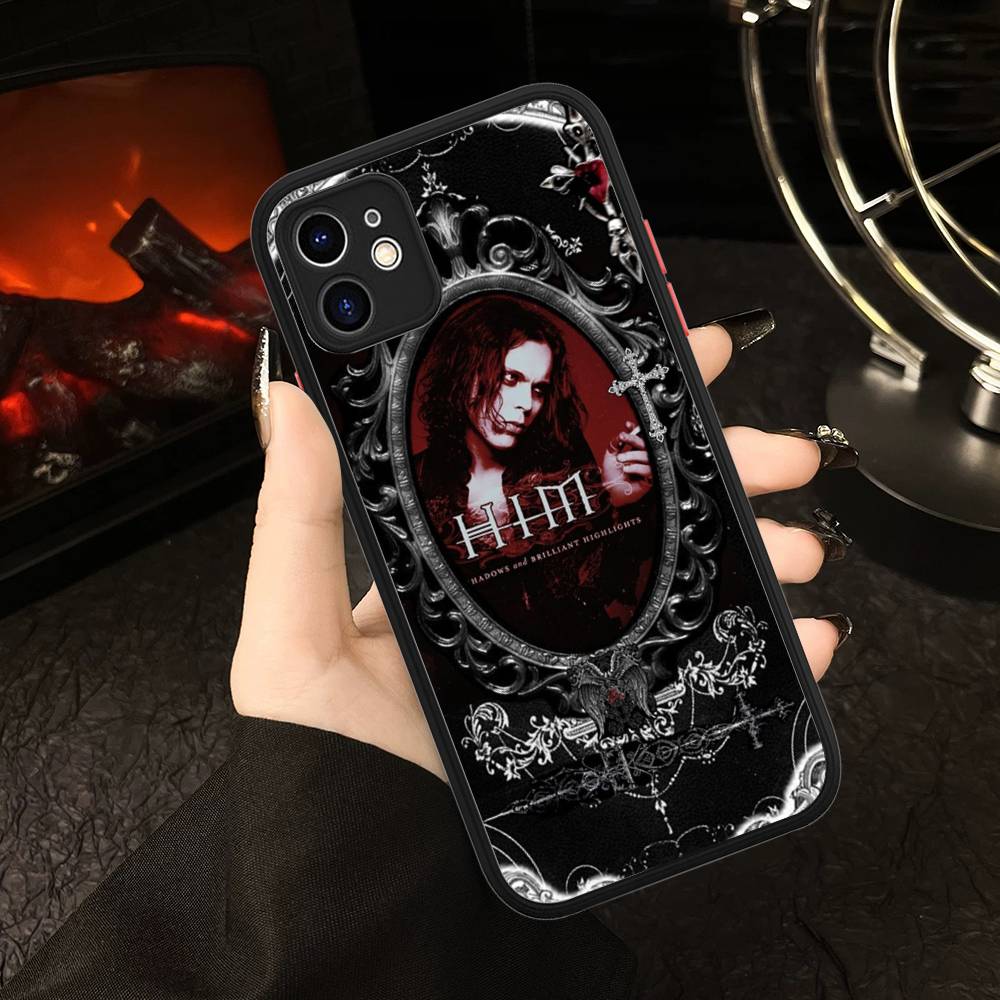 Band His Infernal Majesty Phone Case For IPhone 11 12 13 14 15 16 Pro Plus X XS MAX Matte Bumper Shockproof Cover