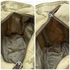 Prada Quilted Tessuto Nylon Tote Boston Bag Handbag One Shoulder Brown Beige Leather Triangle Logo Plate