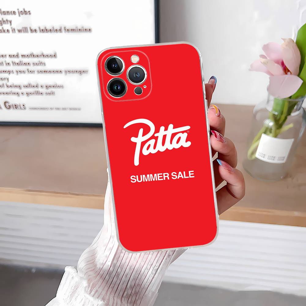Fashion P-patta For iPhone 17 16 16e 15 14 13 12 11 Pro Max Mini Plus Phone Case