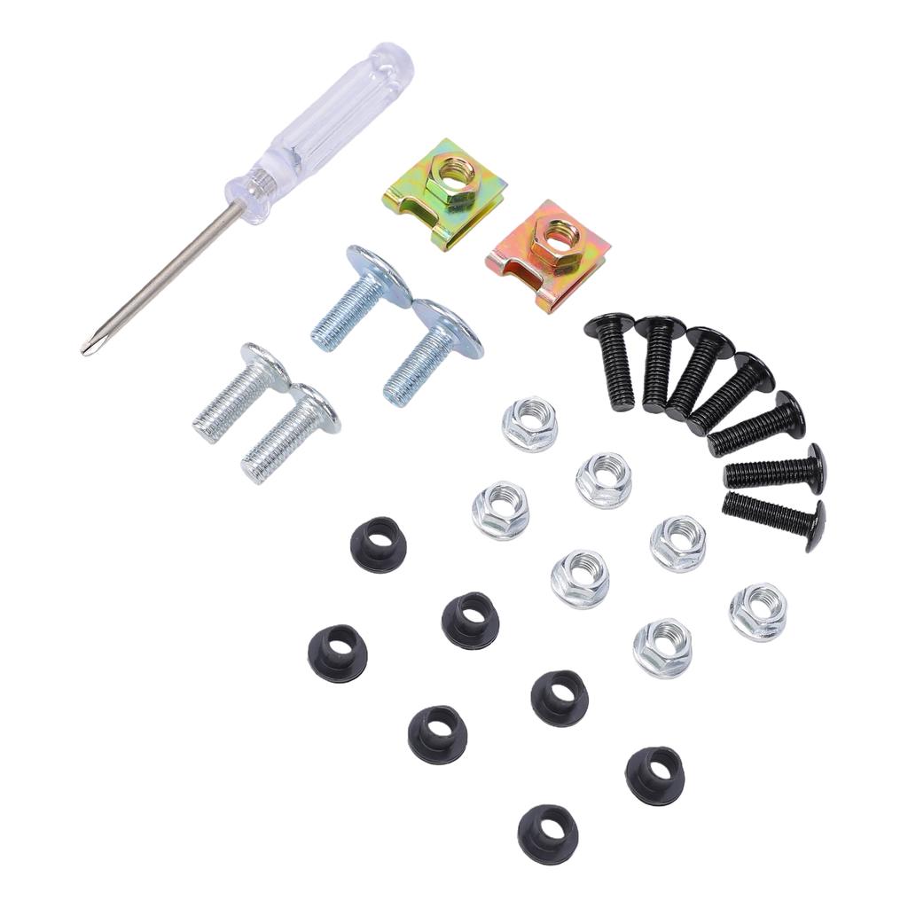 Motorcycle Fairing Bolt Kit High Strength Motorcycle Windscreen Screws Fasteners Fairing Bolts Nut Clips Kit 1 Set