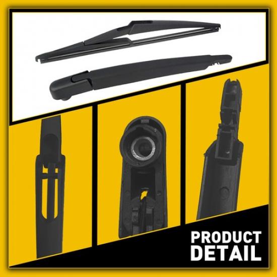 Rear Windshield Wiper Arm Blade Replace Fit Pathfinder Rogue 2013-2018 Nissan