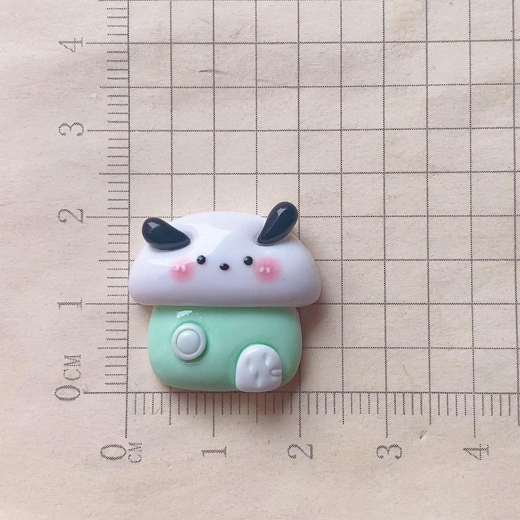 10 Pcs Kawai Bright Surface Cartoon Animal House Series Resin Flat Back Scrapbook Figurine Diy Bow Decor Accessories Crafts A17