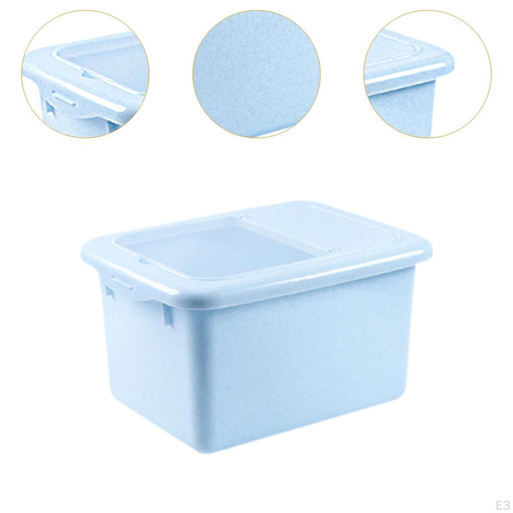 Getreide-Aufbewahrungsbox für Reis und Tiernahrung mit transparentem Deckel, Küchen-Organizer