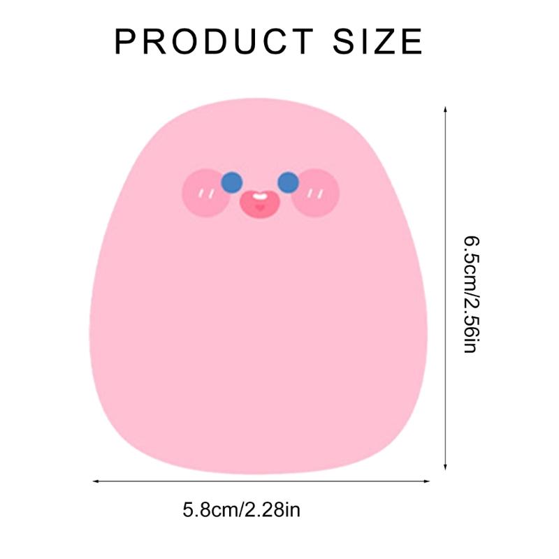 60 Sheets Self Adheive Note Paper Small Notepads Cartoon Notes Unllined Sheet Reminders On Fridges Notebook Calendar