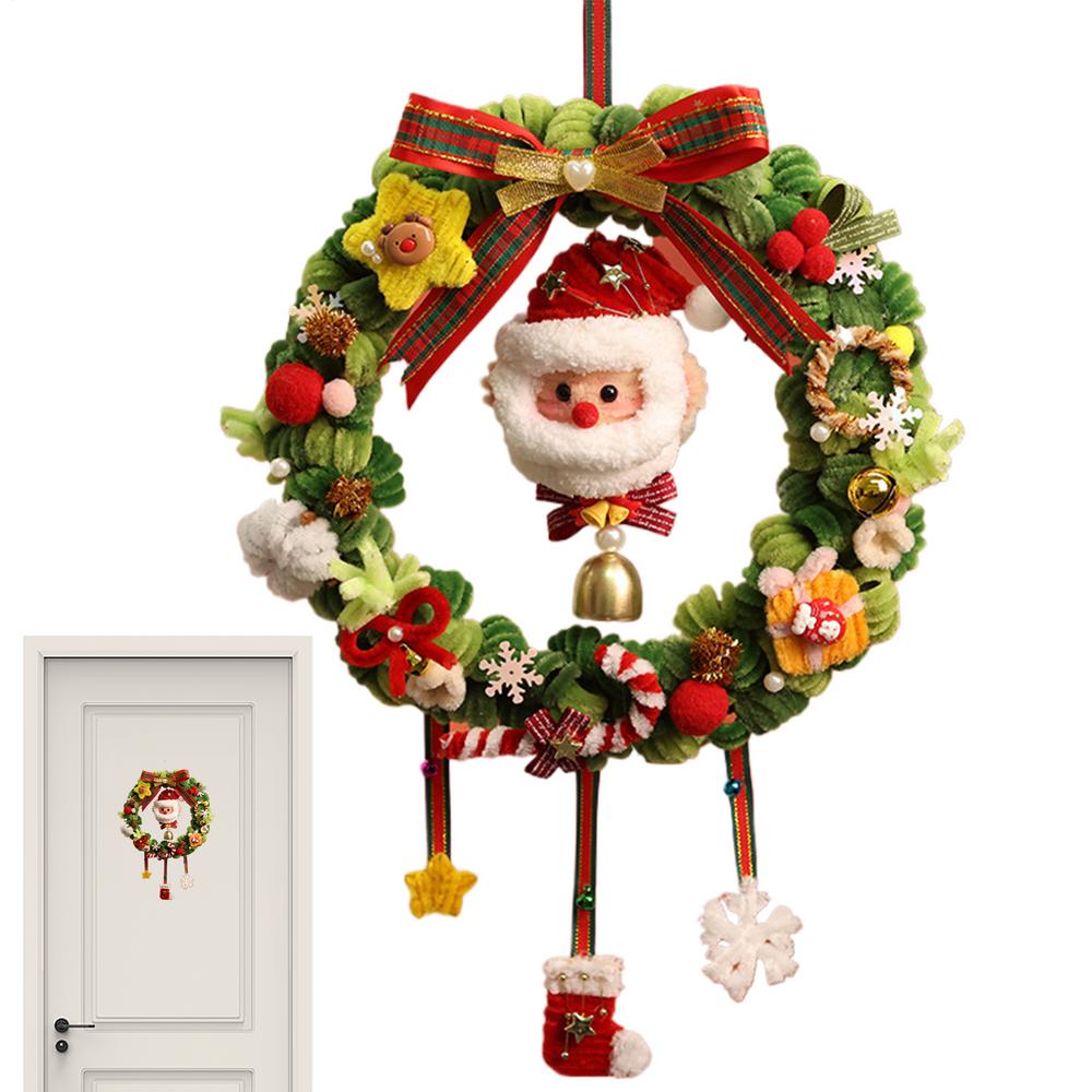Christmas Craft Kit Funny Cute Home Decor Tree Decoration Twisted Stick Kits For Window Door Wall Indoor Outdoor Children Teens