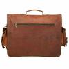 Bag Goat Messenger Leather Vintage Laptop Shoulder Briefcase Brown Men's