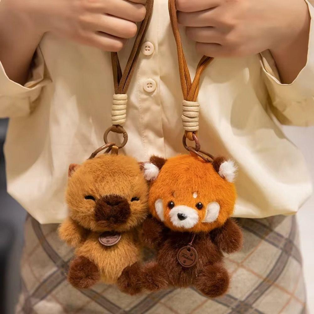 Stuffed Animal Animal Plush Pendants Elephant Dinosaur Stuffed Capybara Doll  Kids Toy