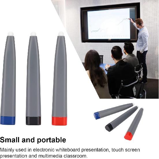 Interactive Whiteboard Pen, 3pcs Pen Infrared Tablet Smart Pen for Whiteboard Multimedia Screen