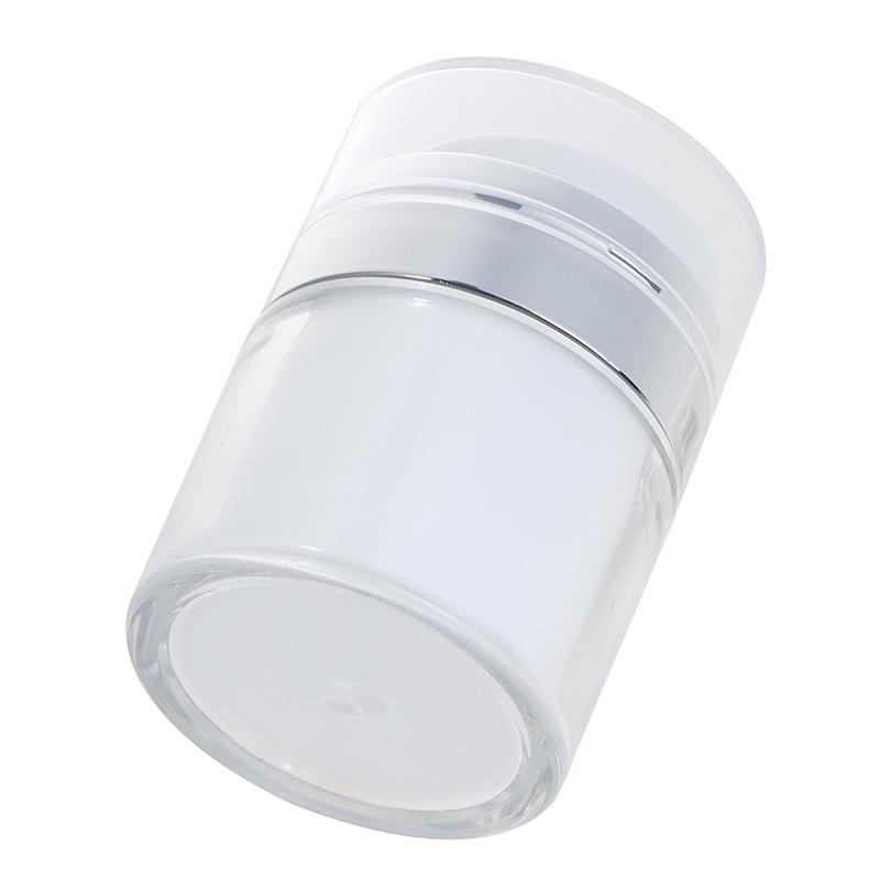 15/30/50/100 ml Airless-Pumptiegel Leere Acryl-Cremeflasche Nachfüllbarer Kosmetikbehälter Einfach zu verwenden Tragbares Reise-Make-up-Werkzeug